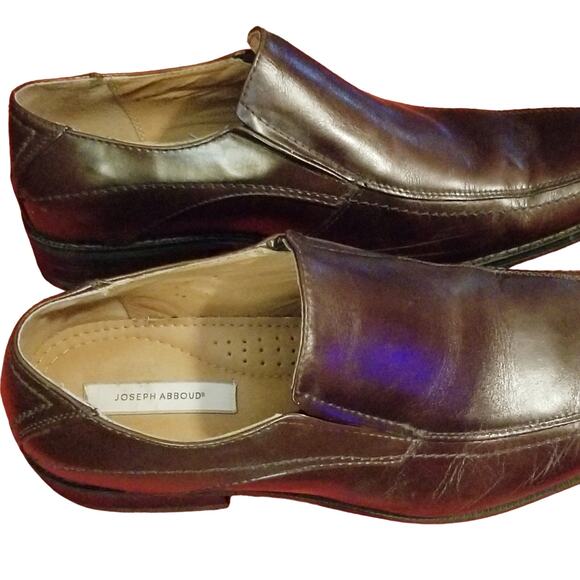 Joseph Abboud Brown Men's Slip-On Shoes Size 13M - Picture 2 of 3